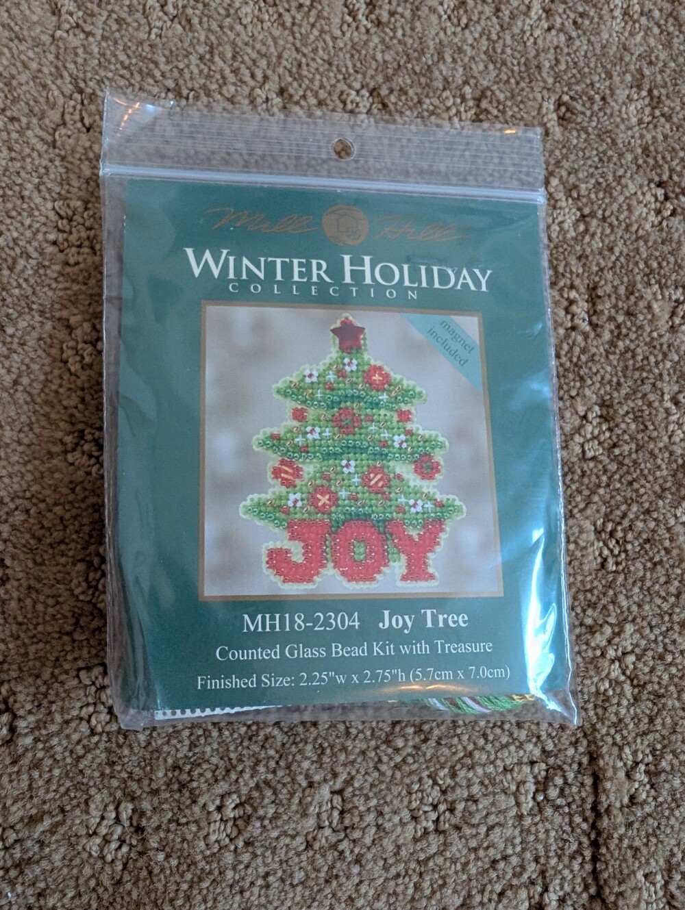 Christmas Tree Joy Cross Stitch Kit By Mill Hill